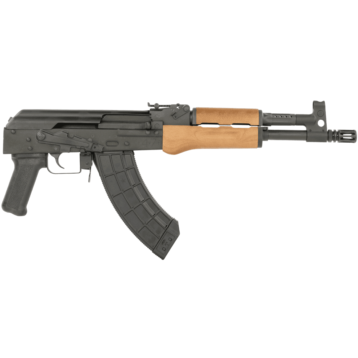 Century Arms HG7416 BFT47 7.62x39mm 30+1 12.60" Barrel w/Flash Hider Muzzle, Stamped Steel Receiver, Bulged Forged Trunnion, Polymer Grip, Wood Handguard, Includes 1 30rd Magazine Century Arms HG7416 BFT47 7.62x39mm 30+1 12.60" Barrel w/Flash Hider Muzzle, Stamped Steel Receiver, Bulged Forged Trunnion, Polymer Grip, Wood Handguard, Includes 1 30rd Magazine