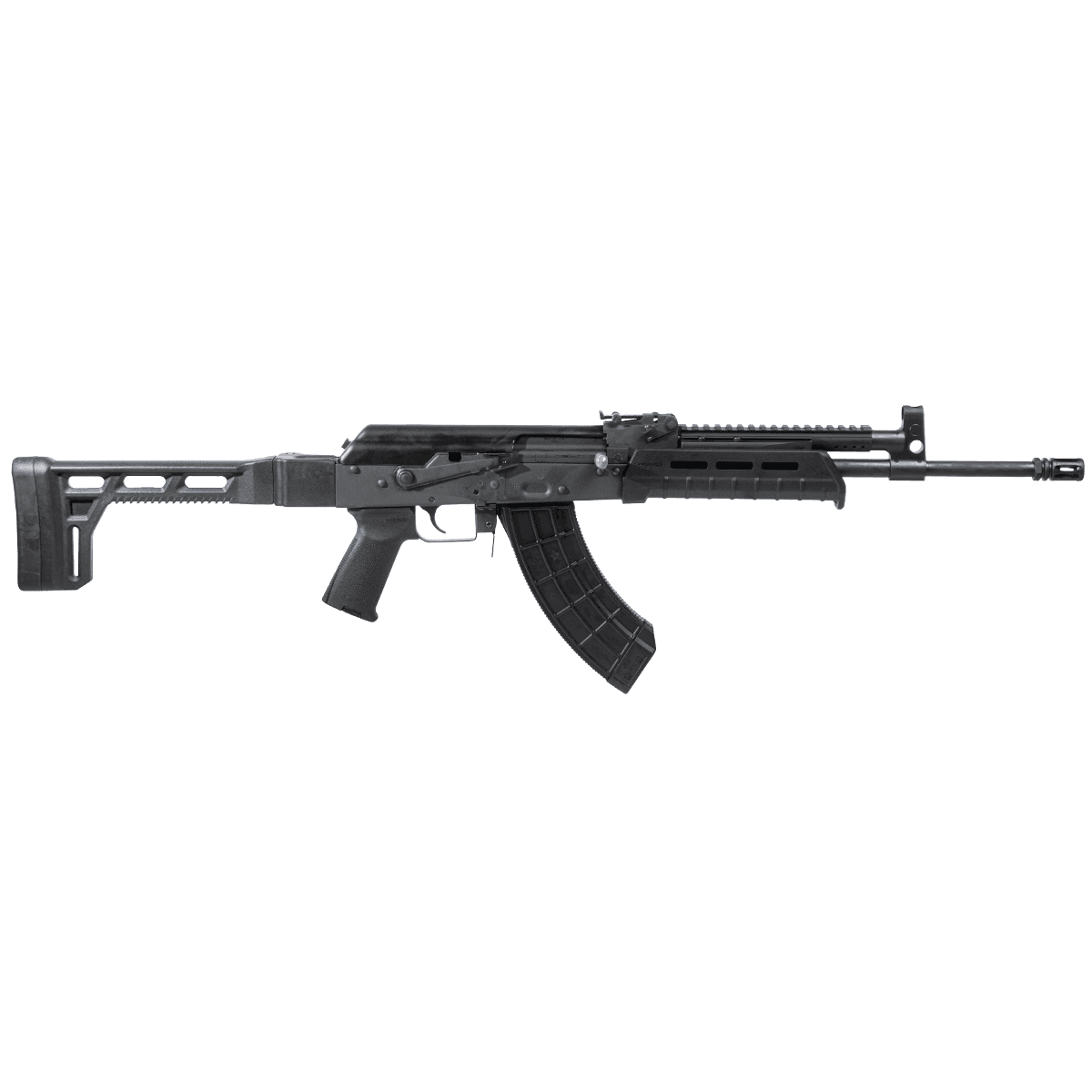 Century Arms RI4388N VSKA Trooper 7.62x39mm 30+1 16.50" Barrel w/Flash Hider, Black Hard Coat Anodized Aluminum Receiver, Black Side Folding Stock, Magpul Moe Pistol Grip & Handguard Century Arms RI4388N VSKA Trooper 7.62x39mm 30+1 16.50" Barrel w/Flash Hider, Black Hard Coat Anodized Aluminum Receiver, Black Side Folding Stock, Magpul Moe Pistol Grip & Handguard