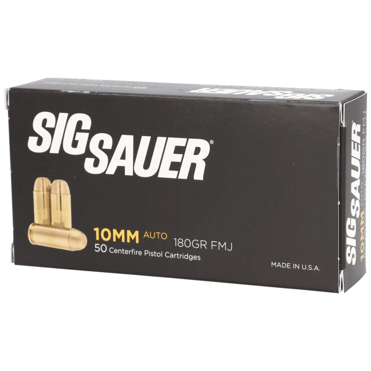 Sig Sauer Elite Ball 10mm Auto 180 gr Full Metal Jacket - E10MB150 Sig Sauer Elite Ball 10mm Auto 180 gr Full Metal Jacket - E10MB150