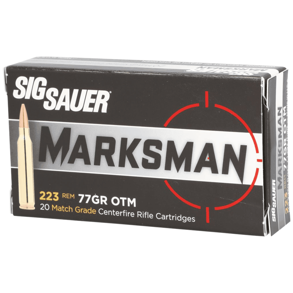 Sig Sauer Marksman 223 Rem 77 gr Open Tip Match - E223M120 Sig Sauer Marksman 223 Rem 77 gr Open Tip Match - E223M120
