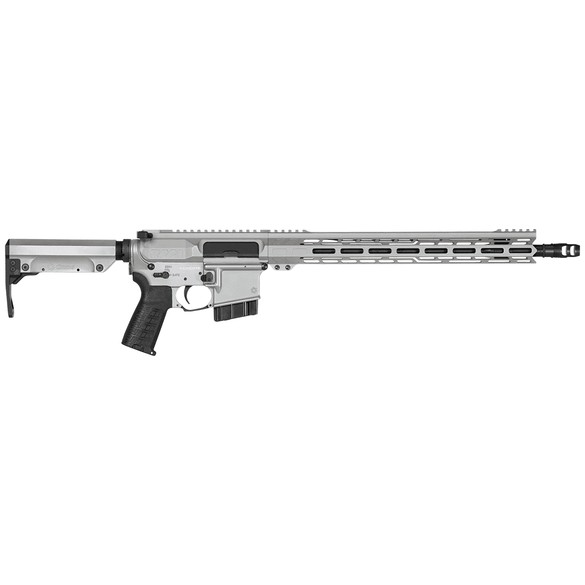 CMMG 60A10B5TI Resolute MK4 6mm ARC 10+1 16.10" Black Nitride Threaded Barrel, Titanium Cerakote Picatinny Rail Aluminum Receiver, M-LOK Handguard, Black Synthetic CMMG 6 Position RipStock, Black Polymer Grip CMMG 60A10B5TI Resolute MK4 6mm ARC 10+1 16.10" Black Nitride Threaded Barrel, Titanium Cerakote Picatinny Rail Aluminum Receiver, M-LOK Handguard, Black Synthetic CMMG 6 Position RipStock, Black Polymer Grip