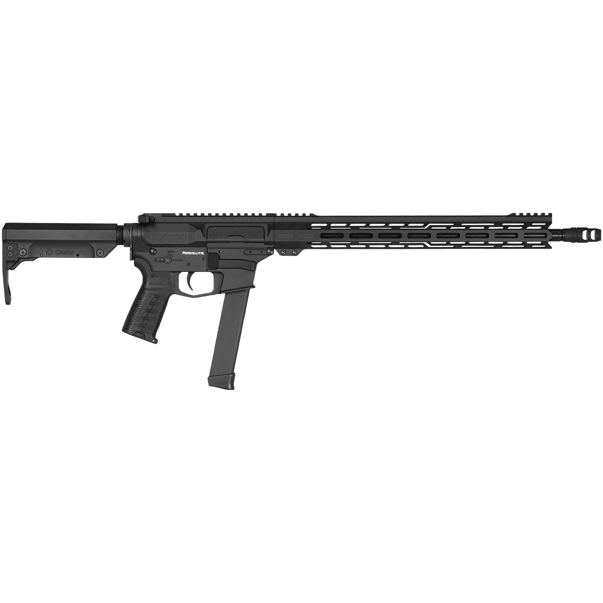 CMMG 99AE6C9AB Resolute MKGS 9mm Luger 16.10" 32+1 Aluminum Rec Chrome Moly Barrel Black Adjustable RipStock (Glock Mag Compatible) CMMG 99AE6C9AB Resolute MKGS 9mm Luger 16.10" 32+1 Aluminum Rec Chrome Moly Barrel Black Adjustable RipStock (Glock Mag Compatible)