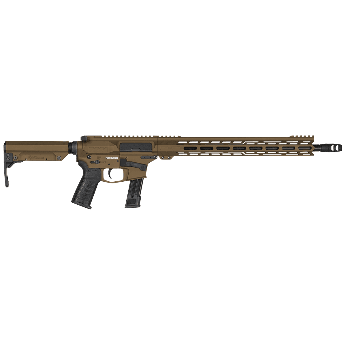 CMMG 45A85B5MB Resolute MKG 45 ACP 16.10" 26+1 Midnight Bronze Cerakote Aluminum Rec Black Nitride Chrome Moly Barrel Midnight Bronze Adjustable RipStock Right Hand CMMG 45A85B5MB Resolute MKG 45 ACP 16.10" 26+1 Midnight Bronze Cerakote Aluminum Rec Black Nitride Chrome Moly Barrel Midnight Bronze Adjustable RipStock Right Hand