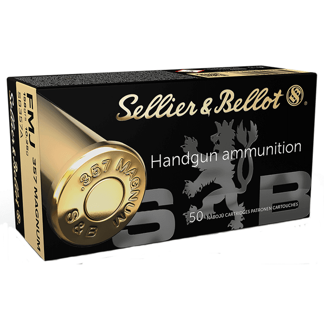 Sellier & Bellot 357 Magnum Handgun Ammo 158 gr FMJ Sellier & Bellot 357 Magnum Handgun Ammo 158 gr FMJ