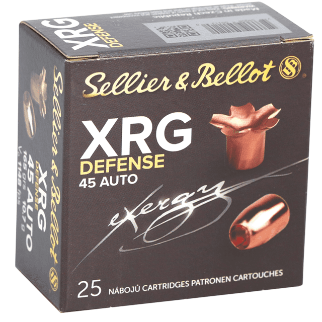 Sellier & Bellot 45 ACP Defense Handgun Ammo 165 gr Solid Copper HP Sellier & Bellot 45 ACP Defense Handgun Ammo 165 gr Solid Copper HP