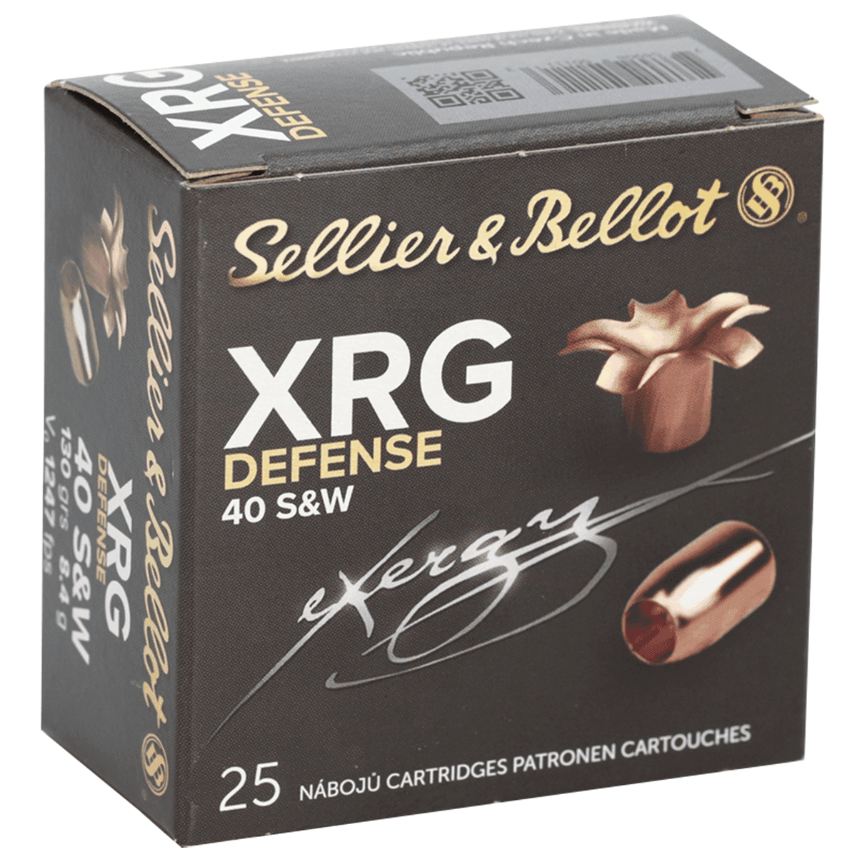 Sellier & Bellot 40 S&W XRG Defense Handgun Ammo 130 gr SCHP Sellier & Bellot 40 S&W XRG Defense Handgun Ammo 130 gr SCHP