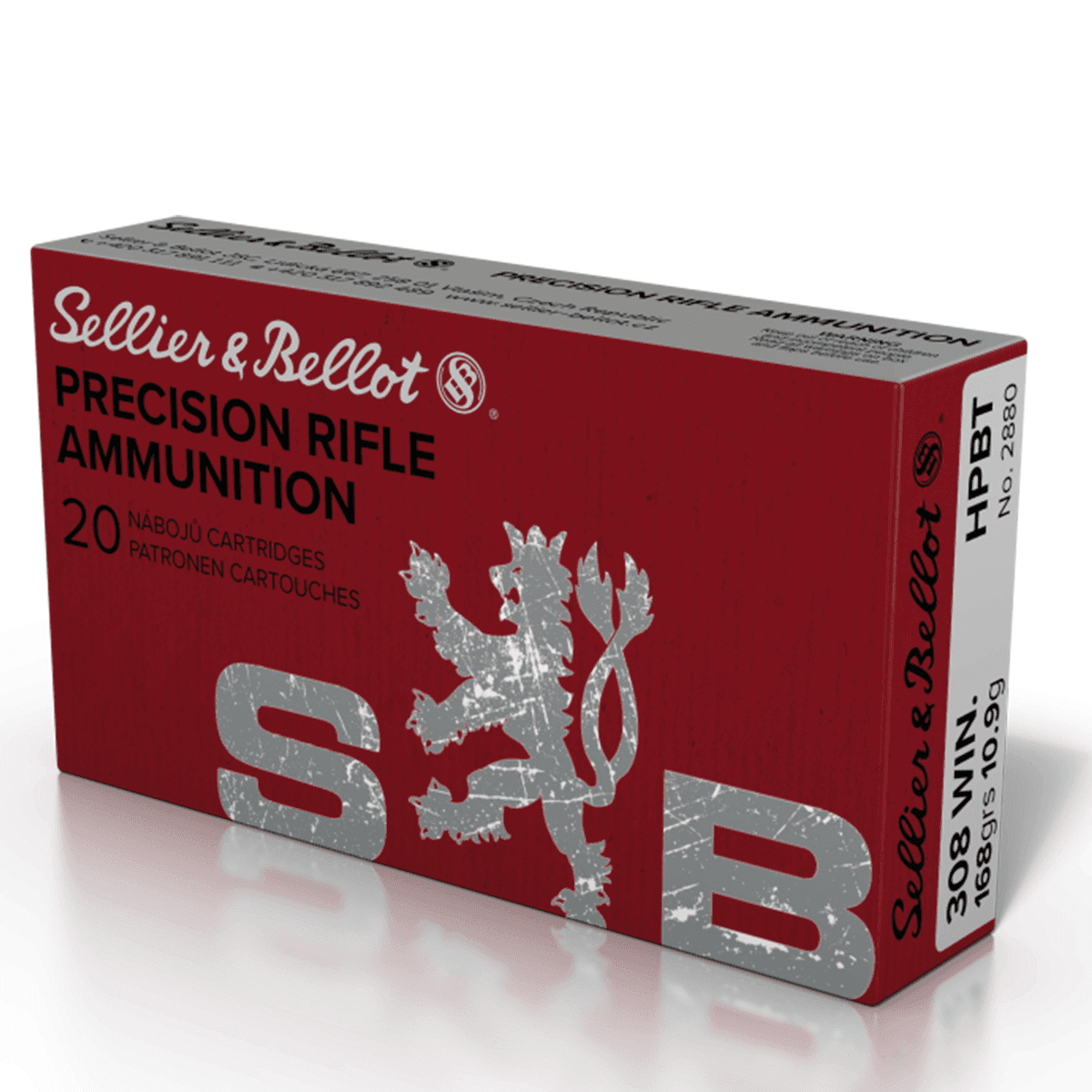 Sellier & Bellot 308 Win Precision Rifle Ammo 168 gr HPBT Sellier & Bellot 308 Win Precision Rifle Ammo 168 gr HPBT