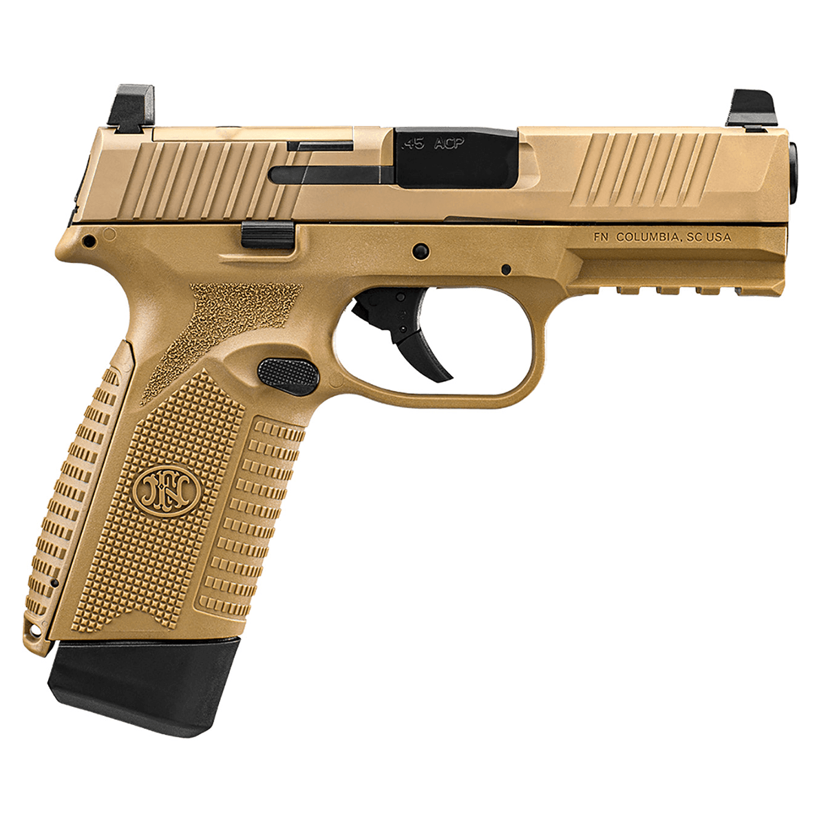 FN 545 MRD Full Size 45 ACP Handgun FDE 66101388 FN 545 MRD Full Size 45 ACP Handgun FDE 66101388