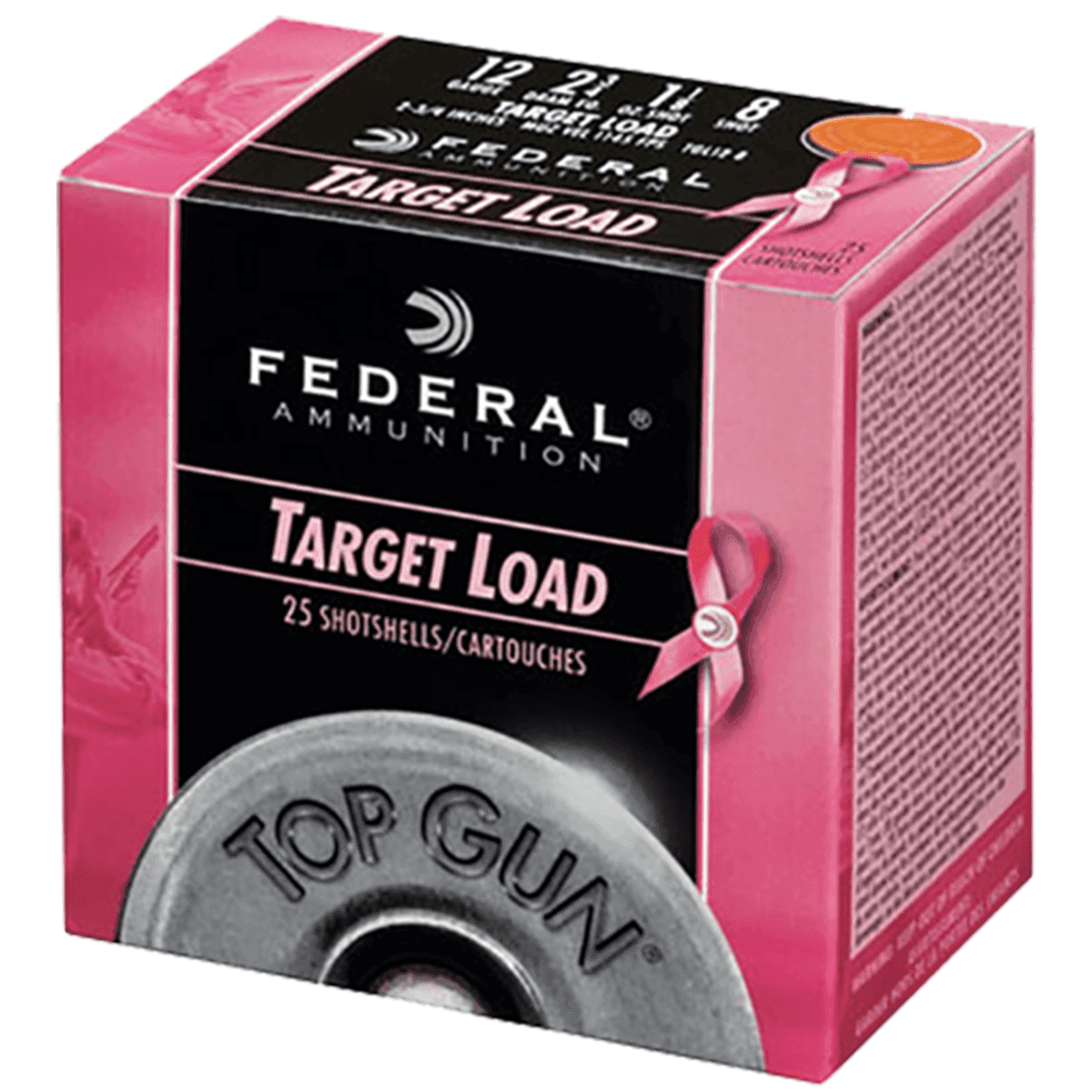 Federal Top Gun Special Edition Pink 12 Gauge 2.75" 1 1/8 oz 1145 fps 8 Shot Federal Top Gun Special Edition Pink 12 Gauge 2.75" 1 1/8 oz 1145 fps 8 Shot