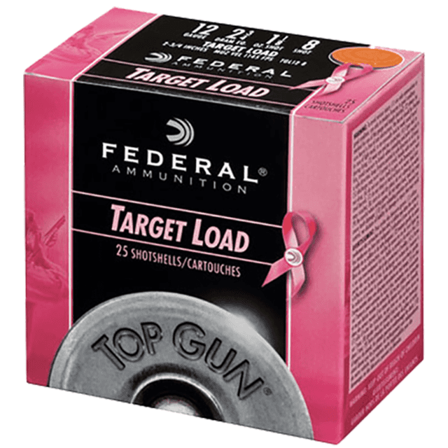 Federal Top Gun Special Edition Pink 12 Gauge 2.75" 1 1/8 oz 1145 fps 8 Shot Federal Top Gun Special Edition Pink 12 Gauge 2.75" 1 1/8 oz 1145 fps 8 Shot