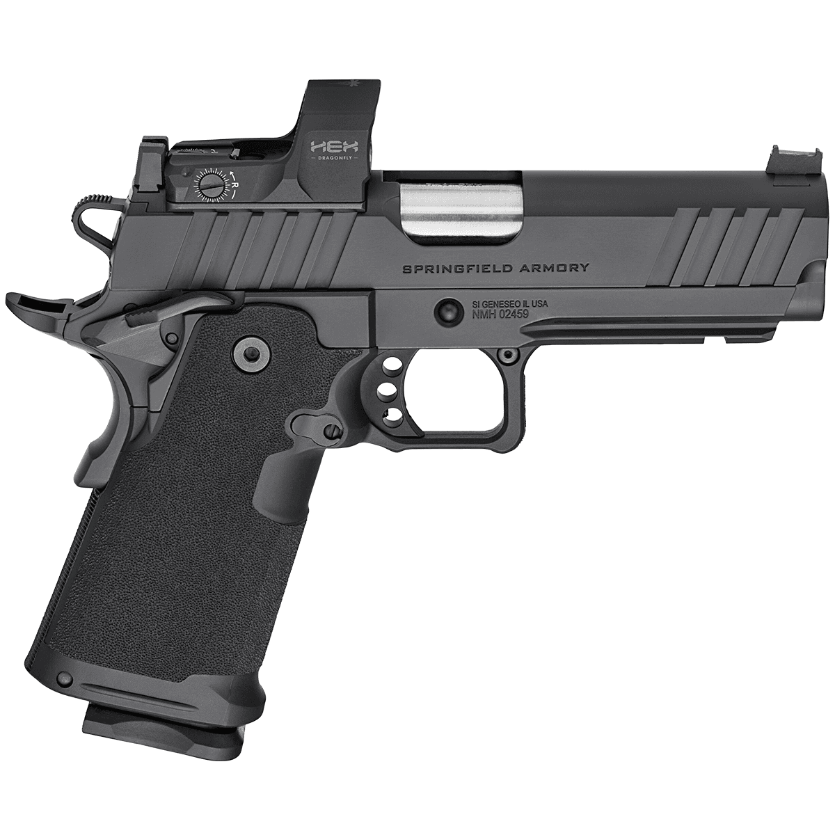 Springfield Armory 1911 DS Prodigy 4.25″ AOS 9mm Handgun Includes Hex Dragonfly Red Dot Springfield Armory 1911 DS Prodigy 4.25″ AOS 9mm Handgun Includes Hex Dragonfly Red Dot