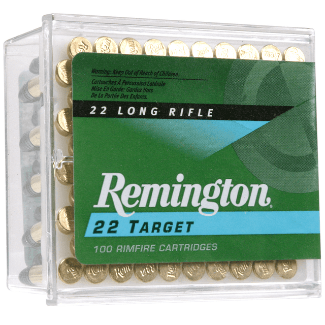Remington .22 LR 40 Grain Target Round Nose 100 Rounds Remington .22 LR 40 Grain Target Round Nose 100 Rounds