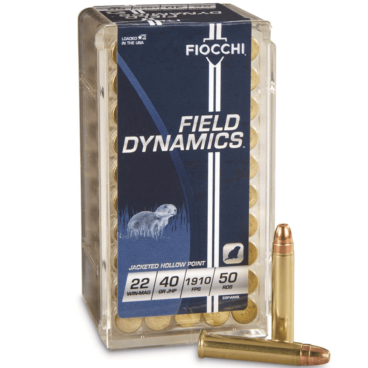 Fiocchi Performance 22 WMR 40 gr FMJ 50rd Box Rimfire Ammo Fiocchi Performance 22 WMR 40 gr FMJ 50rd Box Rimfire Ammo