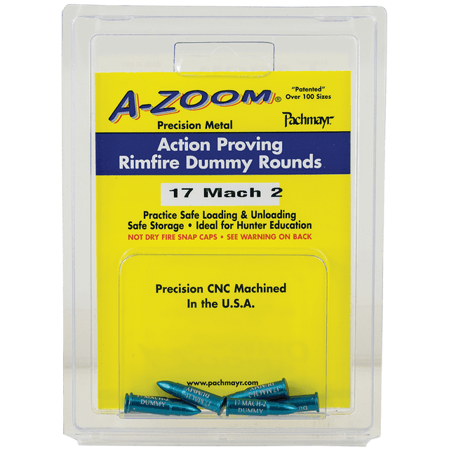 A-Zoom 12204 Rimfire Action Proving Dummy Rounds 22 WMR Snap Caps A-Zoom 12204 Rimfire Action Proving Dummy Rounds 22 WMR Snap Caps