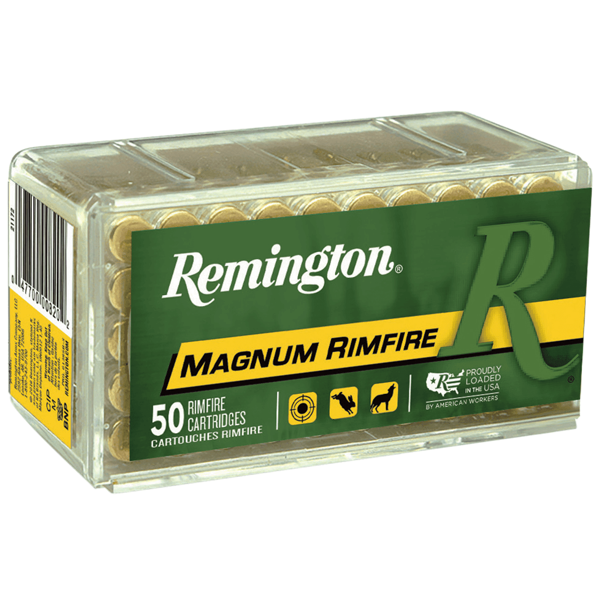 Remington 22 WMR 40 gr JHP 50rd Box Rimfire Ammo Remington 22 WMR 40 gr JHP 50rd Box Rimfire Ammo