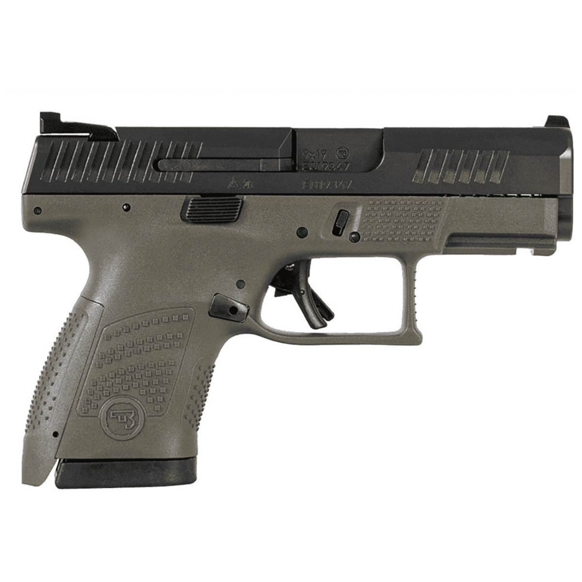 CZ P-10 S 9mm Pistol 3.5" Barrel OD Green CZ P-10 S 9mm Pistol 3.5" Barrel OD Green