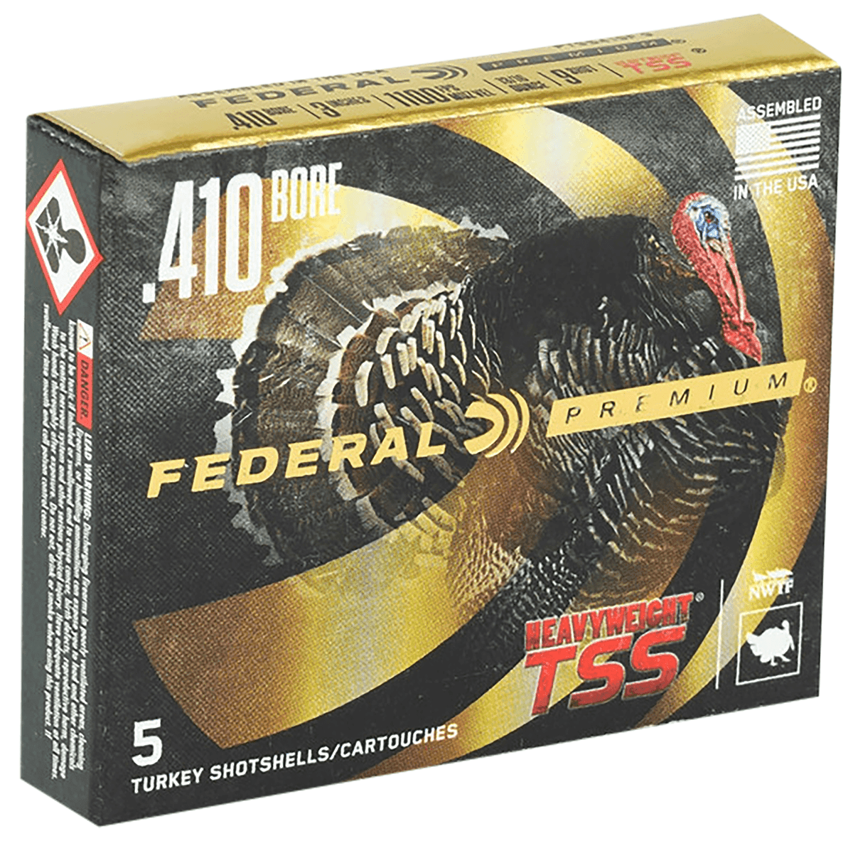 Federal Premium Turkey Heavyweight TSS 410 Gauge 3" 13/16 oz Tungsten 7 Shot Shotgun Ammo Federal Premium Turkey Heavyweight TSS 410 Gauge 3" 13/16 oz Tungsten 7 Shot Shotgun Ammo