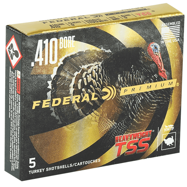 Federal Premium Turkey Heavyweight TSS 410 Gauge 3" 13/16 oz Tungsten 7 Shot Shotgun Ammo Federal Premium Turkey Heavyweight TSS 410 Gauge 3" 13/16 oz Tungsten 7 Shot Shotgun Ammo