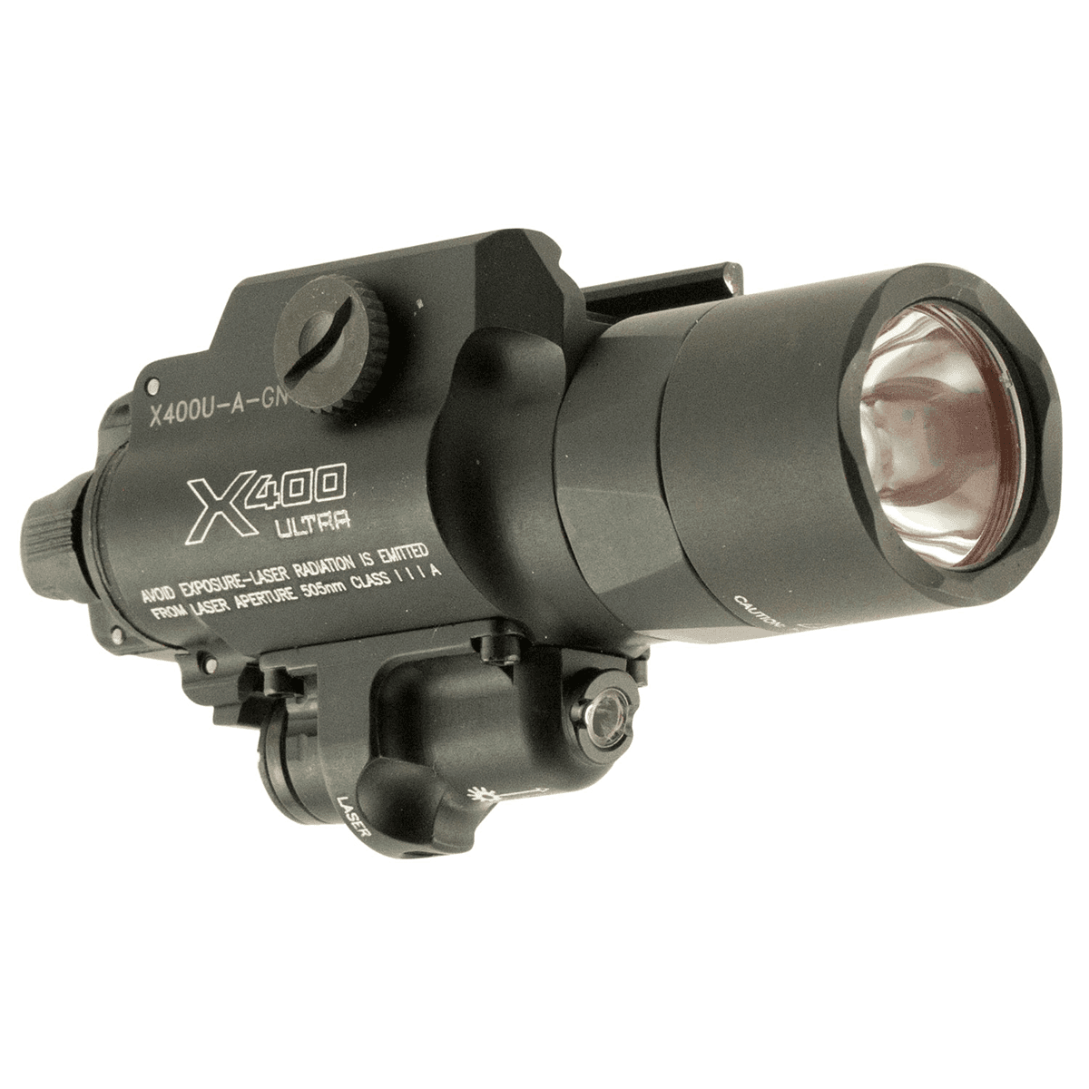 SureFire Pistol Weapon Light 1000 Lumens Green Laser X400UAGN SureFire Pistol Weapon Light 1000 Lumens Green Laser X400UAGN