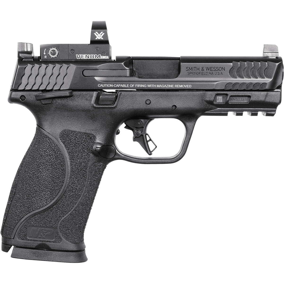 Smith & Wesson M&P M2.0 10mm 4.6" Optic Bundle W/ Vortex Venom Semi-Automatic Pistol Smith & Wesson M&P M2.0 10mm 4.6" Optic Bundle W/ Vortex Venom Semi-Automatic Pistol