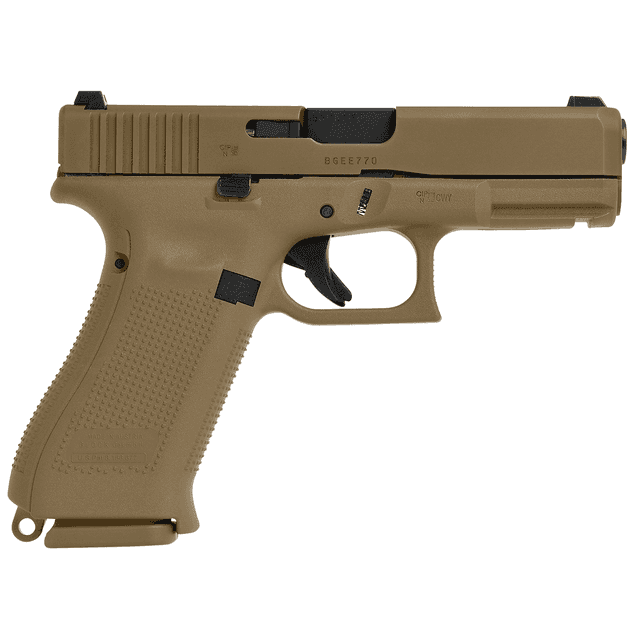 Glock 19X Gen 5 Coyote Brown 9mm 10+1 G19 Pistol with Night Sights Glock 19X Gen 5 Coyote Brown 9mm 10+1 G19 Pistol with Night Sights