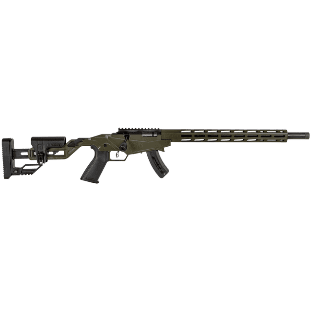 Ruger Precision Rimfire 22LR Bolt-Action Rifle OD Green Ruger Precision Rimfire 22LR Bolt-Action Rifle OD Green
