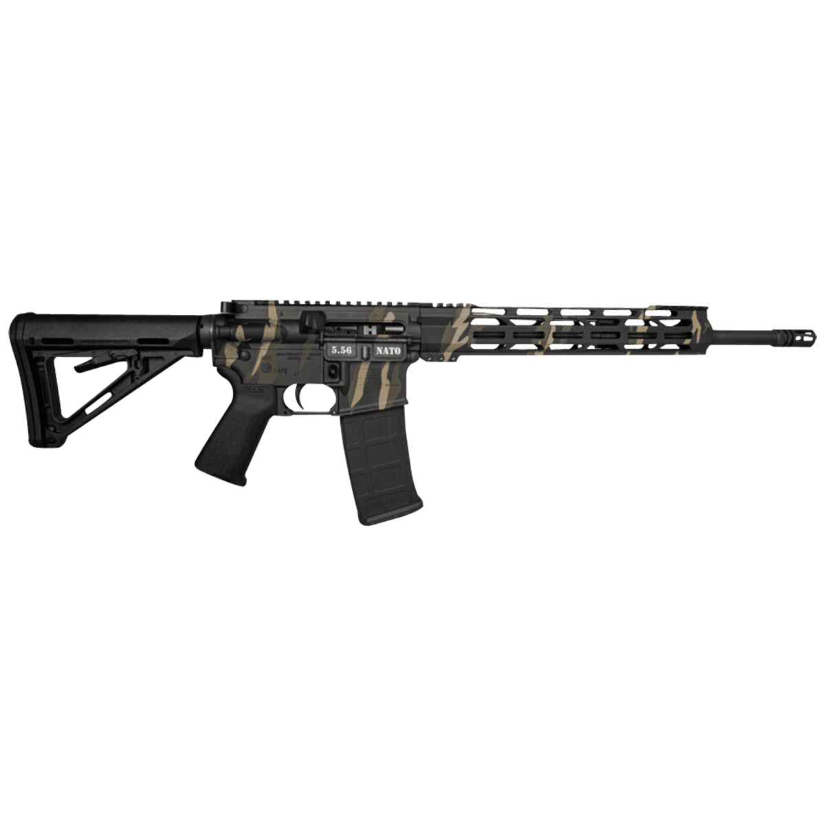 Diamondback DB15 5.56 AR-15 Semi-Automatic Rifle Tiger Stripe Camo Diamondback DB15 5.56 AR-15 Semi-Automatic Rifle Tiger Stripe Camo