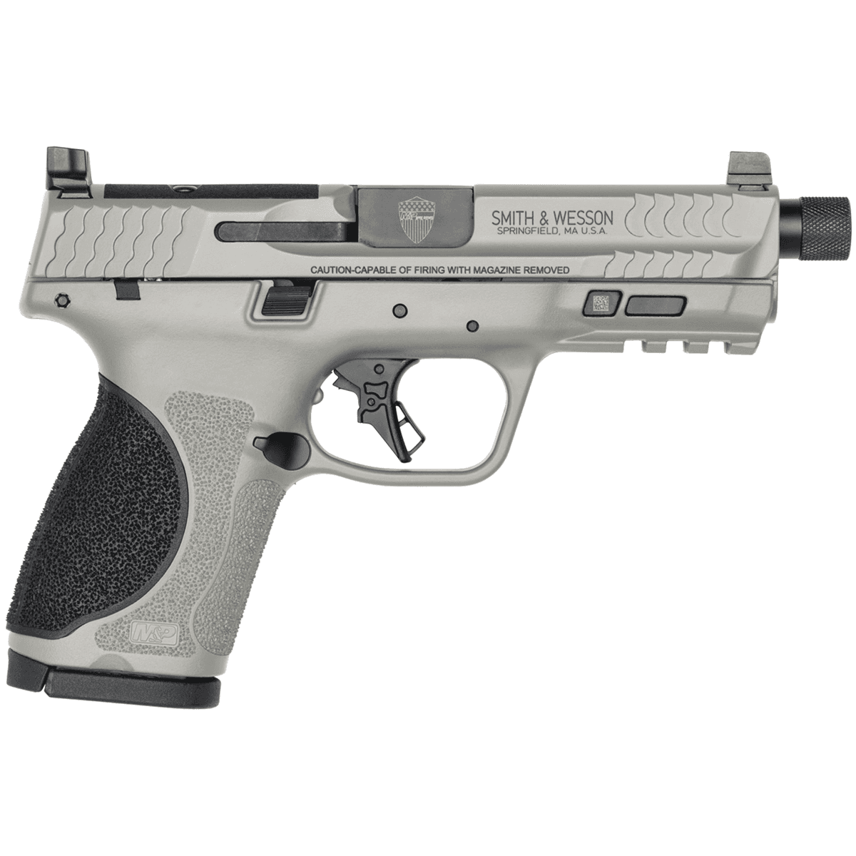Smith & Wesson M&P M2.0 OR Spec Series Kit Compact Frame 9mm Bull Shark Gray Semi Automatic Handgun Smith & Wesson M&P M2.0 OR Spec Series Kit Compact Frame 9mm Bull Shark Gray Semi Automatic Handgun