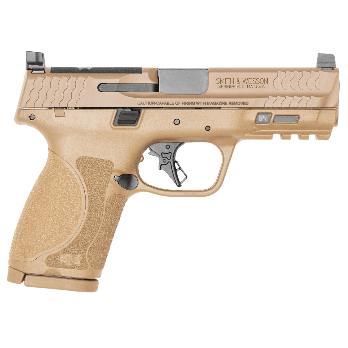 Smith & Wesson 13572 M&P M2.0 Compact Frame 9mm Semi Automatic Handgun FDE Smith & Wesson 13572 M&P M2.0 Compact Frame 9mm Semi Automatic Handgun FDE