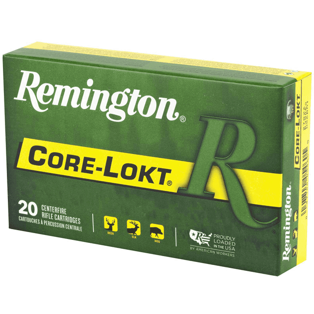Remington 21407 Core-Lokt 30-06 Springfield 180 gr Pointed Soft Point Core-Lokt (PSPCL) Hunting Ammo Remington 21407 Core-Lokt 30-06 Springfield 180 gr Pointed Soft Point Core-Lokt (PSPCL) Hunting Ammo