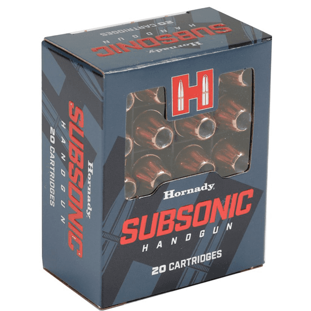 Hornady Subsonic 45 ACP 230 gr Hornady XTP Subsonic (XTPSUB) Handgun Ammo Hornady Subsonic 45 ACP 230 gr Hornady XTP Subsonic (XTPSUB) Handgun Ammo
