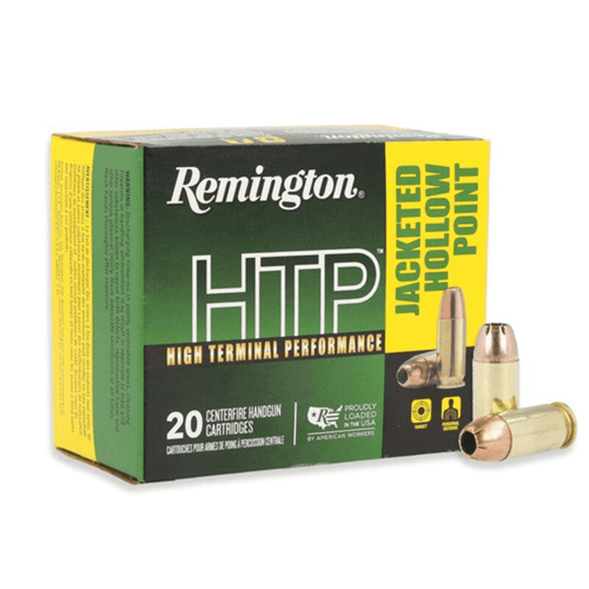 Remington HTP 45 ACP 230 gr Jacketed Hollow Point JHP Handgun Ammo Remington HTP 45 ACP 230 gr Jacketed Hollow Point JHP Handgun Ammo