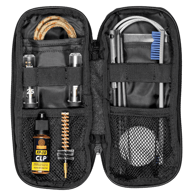 Otis Defender Cleaning Kit Multi-Caliber Rifle/Pistol/13 Pieces Black Nylon Case Otis Defender Cleaning Kit Multi-Caliber Rifle/Pistol/13 Pieces Black Nylon Case
