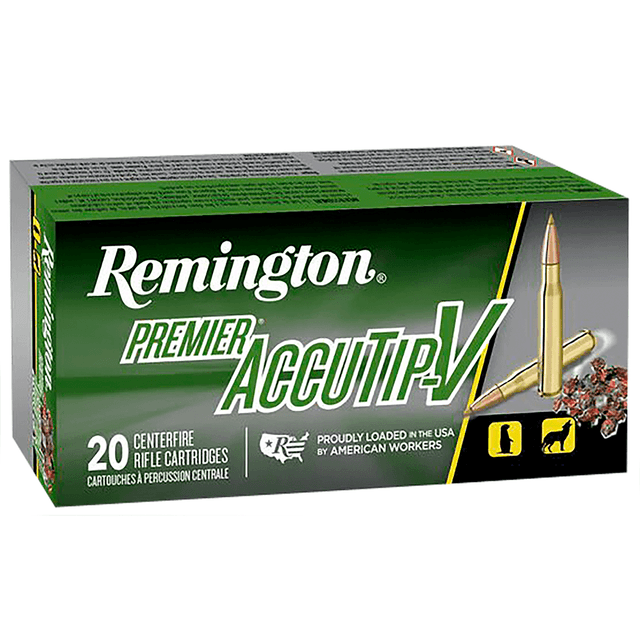 Remington Premier Accutip-V 223 Rem 55 gr AccuTip-V Rifle Ammo Remington Premier Accutip-V 223 Rem 55 gr AccuTip-V Rifle Ammo