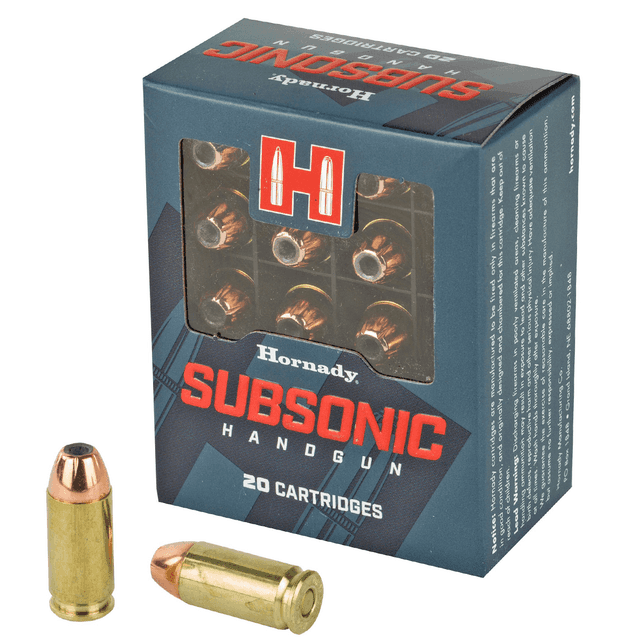 Hornady Subsonic 40 S&W 180 gr Hornady XTP Handgun Ammo Hornady Subsonic 40 S&W 180 gr Hornady XTP Handgun Ammo