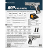 Smith & Wesson 13971 M&P M2.0 Metal Optic Bundle Full Size Frame 9mm Semi Automatic Pistol Smith & Wesson 13971 M&P M2.0 Metal Optic Bundle Full Size Frame 9mm Semi Automatic Pistol