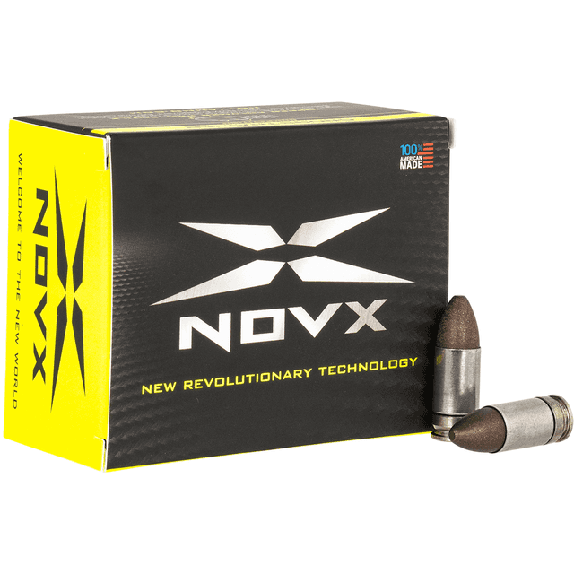 NovX Cross Trainer 9mm Luger 65 gr Copper Polymer Frangible (CPF) 20 Per Box Handgun Ammo NovX Cross Trainer 9mm Luger 65 gr Copper Polymer Frangible (CPF) 20 Per Box Handgun Ammo