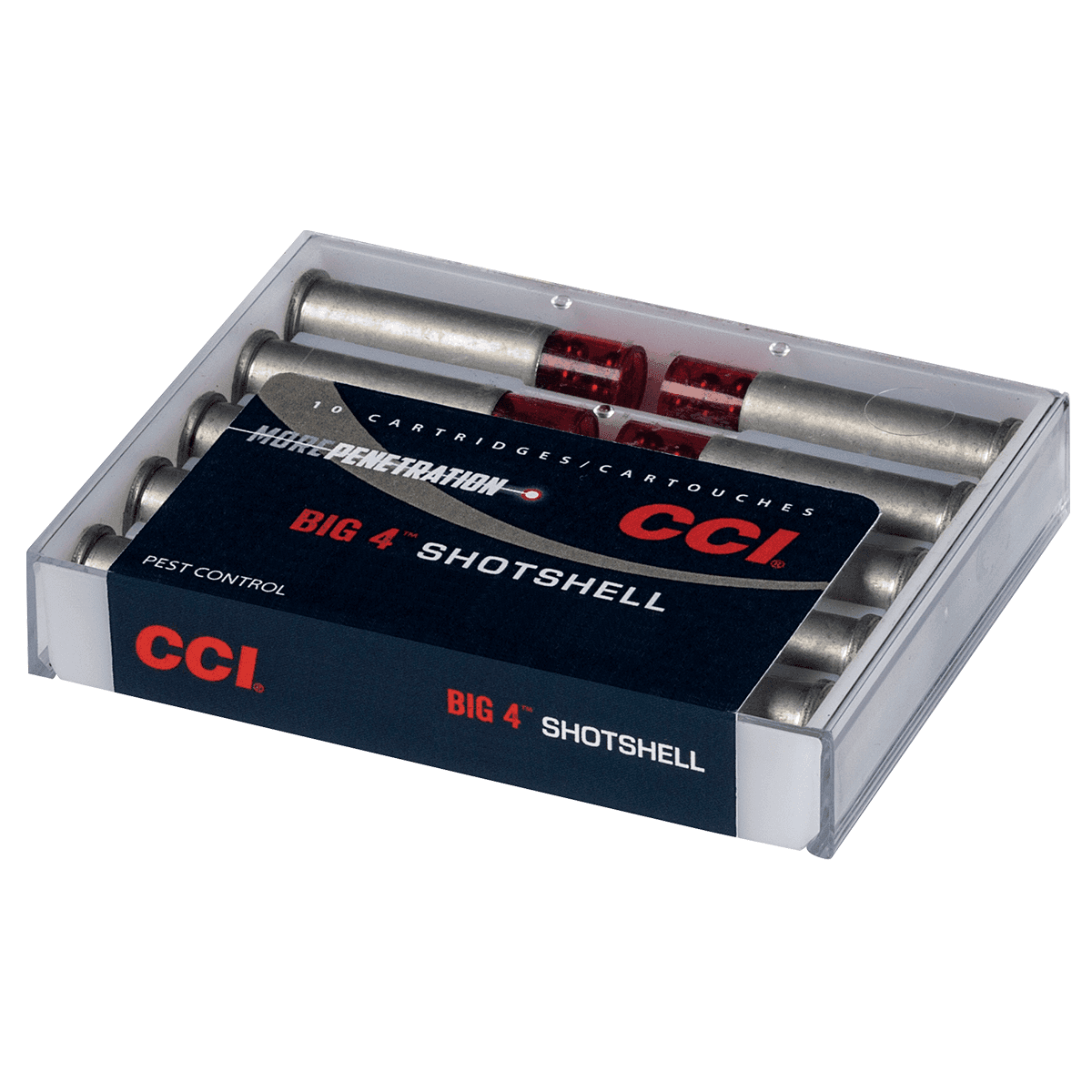 CCI 3712CC Big 4 Shotshell 9mm Luger 45 gr Shotshell #4 Shot 10 Per Box CCI 3712CC Big 4 Shotshell 9mm Luger 45 gr Shotshell #4 Shot 10 Per Box
