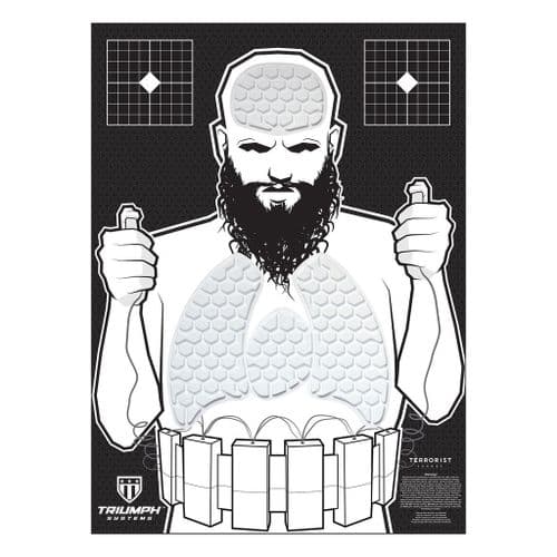 Triumph Systems Threat Down Terrorist SilhouetteTM Triumph Systems Threat Down Terrorist SilhouetteTM