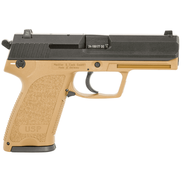 HK 81000356 USP V1 Full Size Frame 9mm Flat Dark Earth Cerakote Semi Automatic Pistol 10rd HK 81000356 USP V1 Full Size Frame 9mm Flat Dark Earth Cerakote Semi Automatic Pistol 10rd