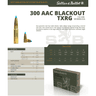 Sellier & Bellot SB300BLKXA eXergy 300 Blackout 110 gr TAC EX Blue 20 Per Box 50 Cs Sellier & Bellot SB300BLKXA eXergy 300 Blackout 110 gr TAC EX Blue 20 Per Box 50 Cs