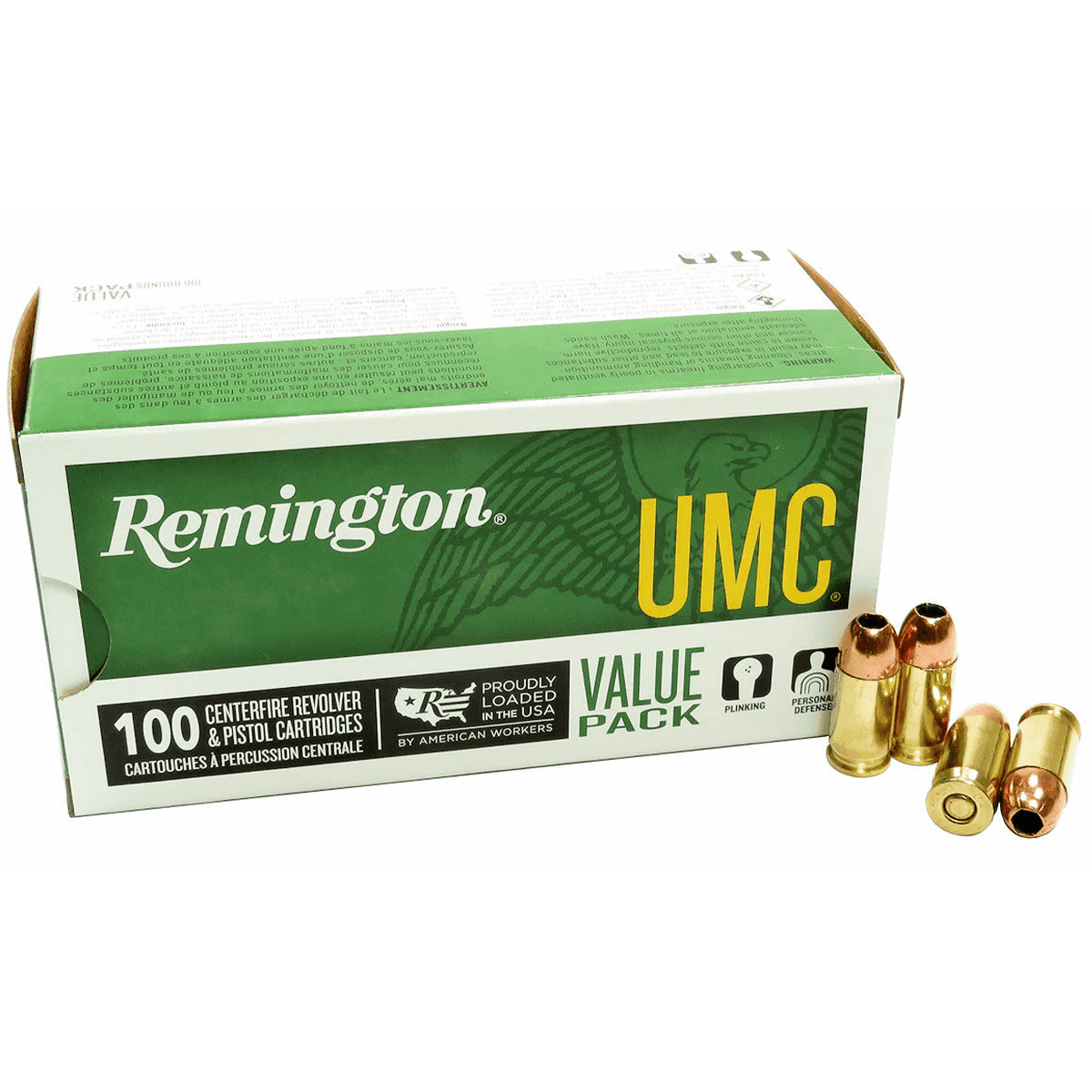Remington Ammunition R23974 UMC Value Pack 380 ACP 88 gr Jacketed Hollow Point 100 Per Box Ammo Remington Ammunition R23974 UMC Value Pack 380 ACP 88 gr Jacketed Hollow Point 100 Per Box Ammo