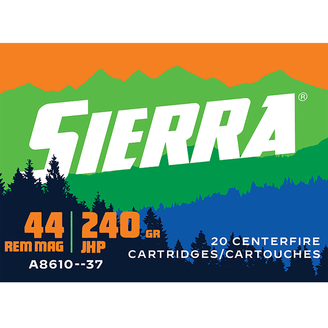 Sierra A861037 Outdoor Master 44 Rem Mag 240 gr Jacket Hollow Point Sport Master 20 Per Box Sierra A861037 Outdoor Master 44 Rem Mag 240 gr Jacket Hollow Point Sport Master 20 Per Box