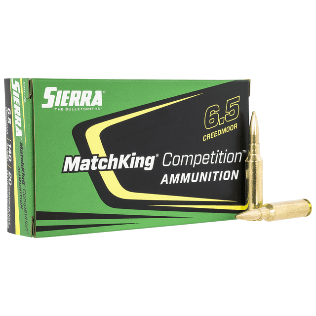 Sierra A1740--05 MatchKing Competition 6.5 Creedmoor 140 gr Sierra MatchKing BTHP Ammo Sierra A1740--05 MatchKing Competition 6.5 Creedmoor 140 gr Sierra MatchKing BTHP Ammo