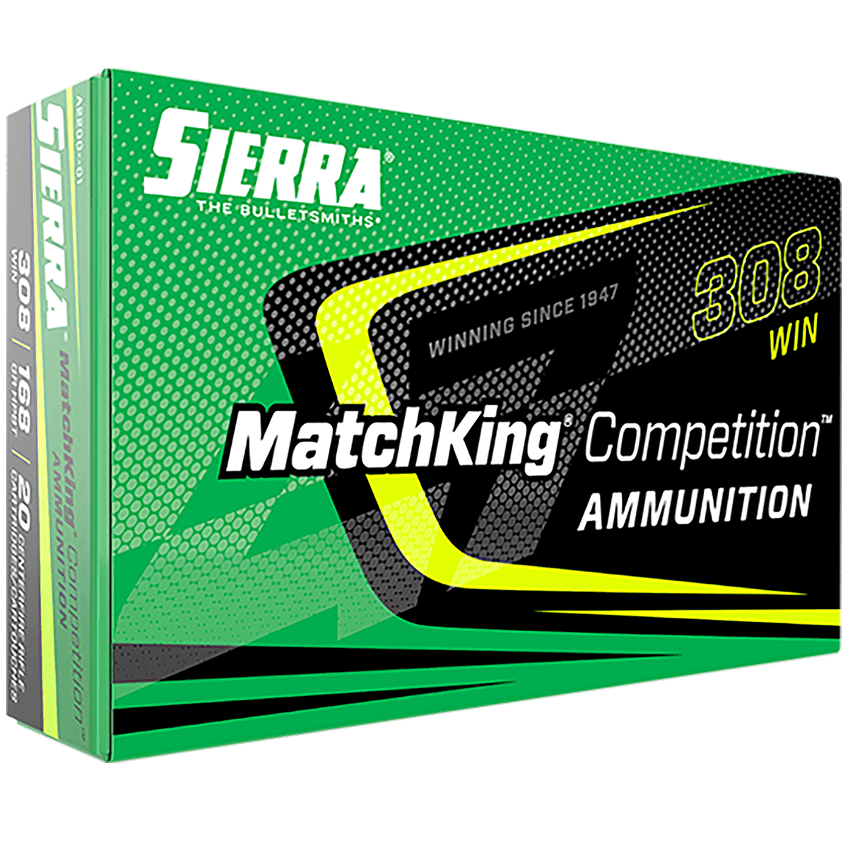 Sierra A220001 MatchKing Competition 308 Win 168 gr Sierra MatchKing BTHP Ammo Sierra A220001 MatchKing Competition 308 Win 168 gr Sierra MatchKing BTHP Ammo