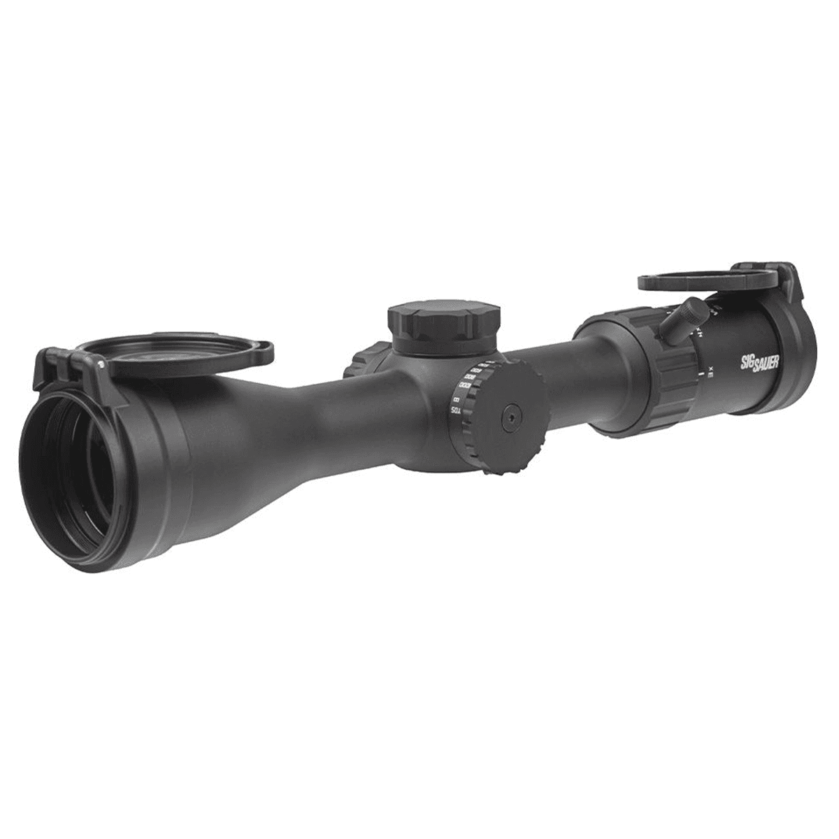 Sig Sauer Electro-Optics SOW43003 Whiskey4 SFP Low Profile Black 3-12x44mm 30mm Tube Quadplex Reticle Sig Sauer Electro-Optics SOW43003 Whiskey4 SFP Low Profile Black 3-12x44mm 30mm Tube Quadplex Reticle