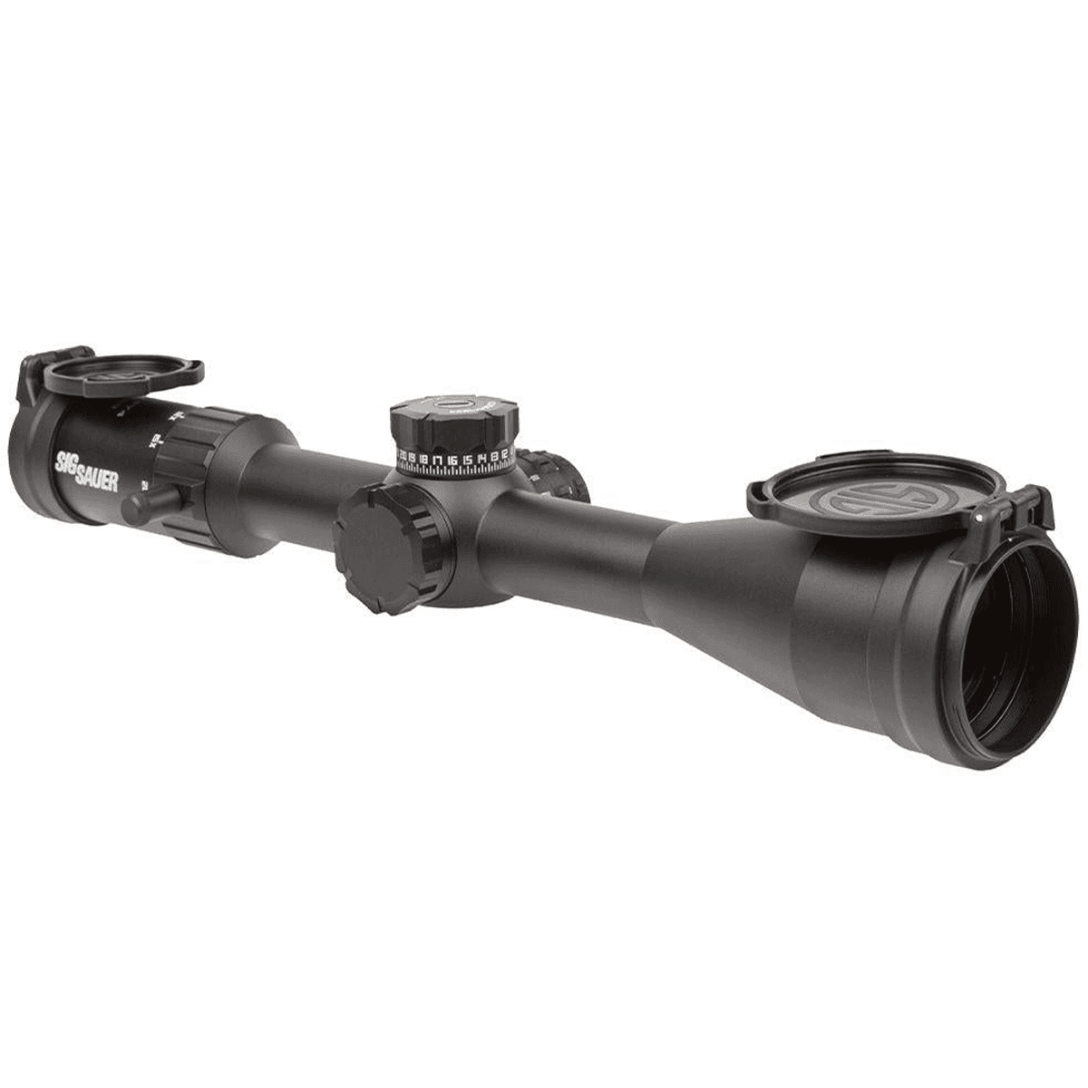 Sig Sauer Electro-Optics Whiskey4 5-20x50mm Exposed Zero Stop, Illuminated - SOW45002 Sig Sauer Electro-Optics Whiskey4 5-20x50mm Exposed Zero Stop, Illuminated - SOW45002