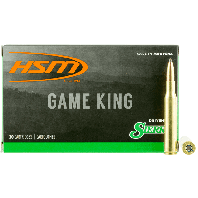 HSM 27012N Game King 270 Win 130 gr Sierra GameKing Spitzer Boat Tail 20 Per Box HSM 27012N Game King 270 Win 130 gr Sierra GameKing Spitzer Boat Tail 20 Per Box