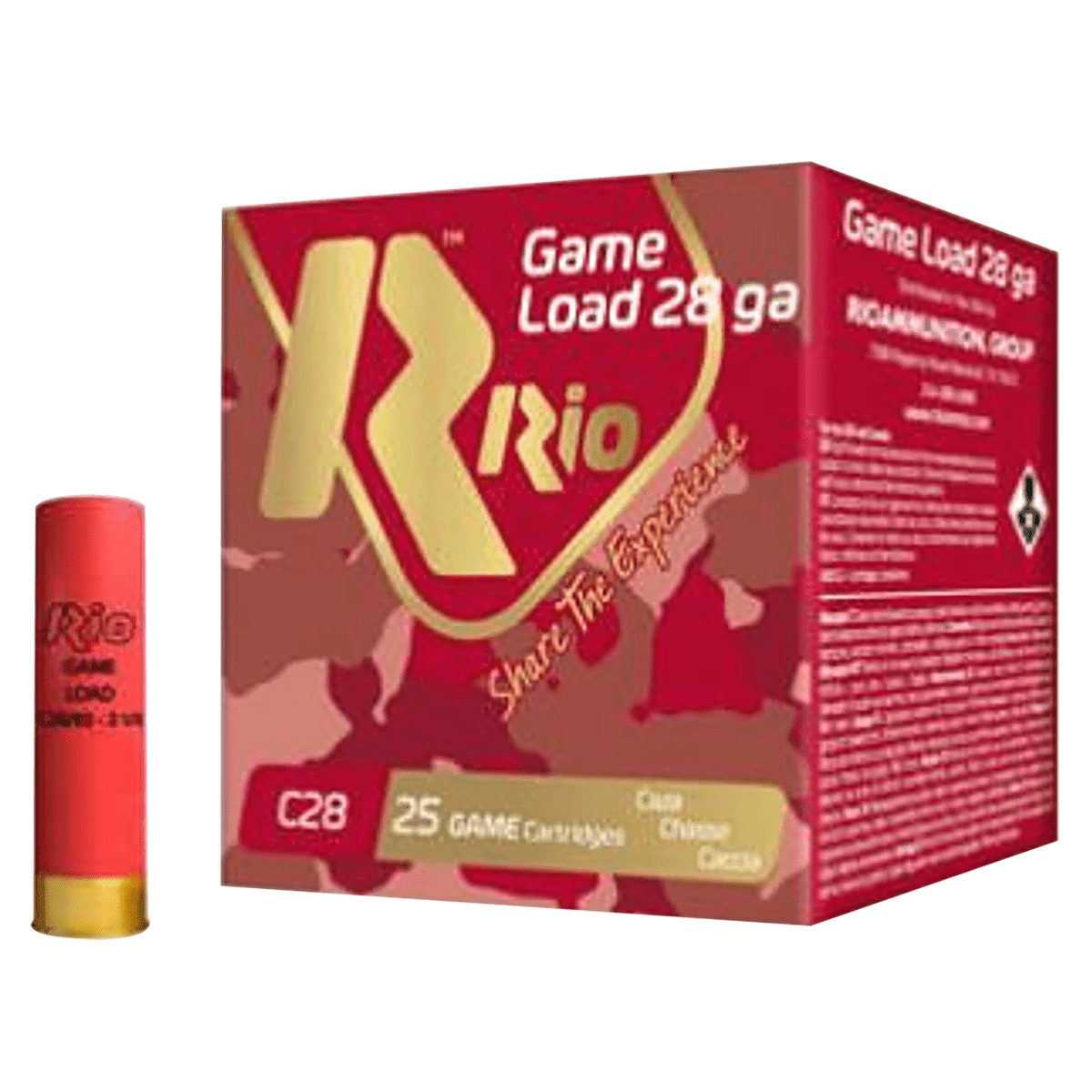 Rio Game Load 28 Gauge 2.75" 1 oz Ammunition (25 Rounds) Rio Game Load 28 Gauge 2.75" 1 oz Ammunition (25 Rounds)