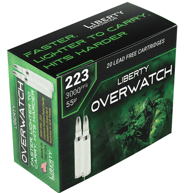 Liberty OVERWATCH .223 Remington 55gr Ammunition (20 Rounds) Liberty OVERWATCH .223 Remington 55gr Ammunition (20 Rounds)